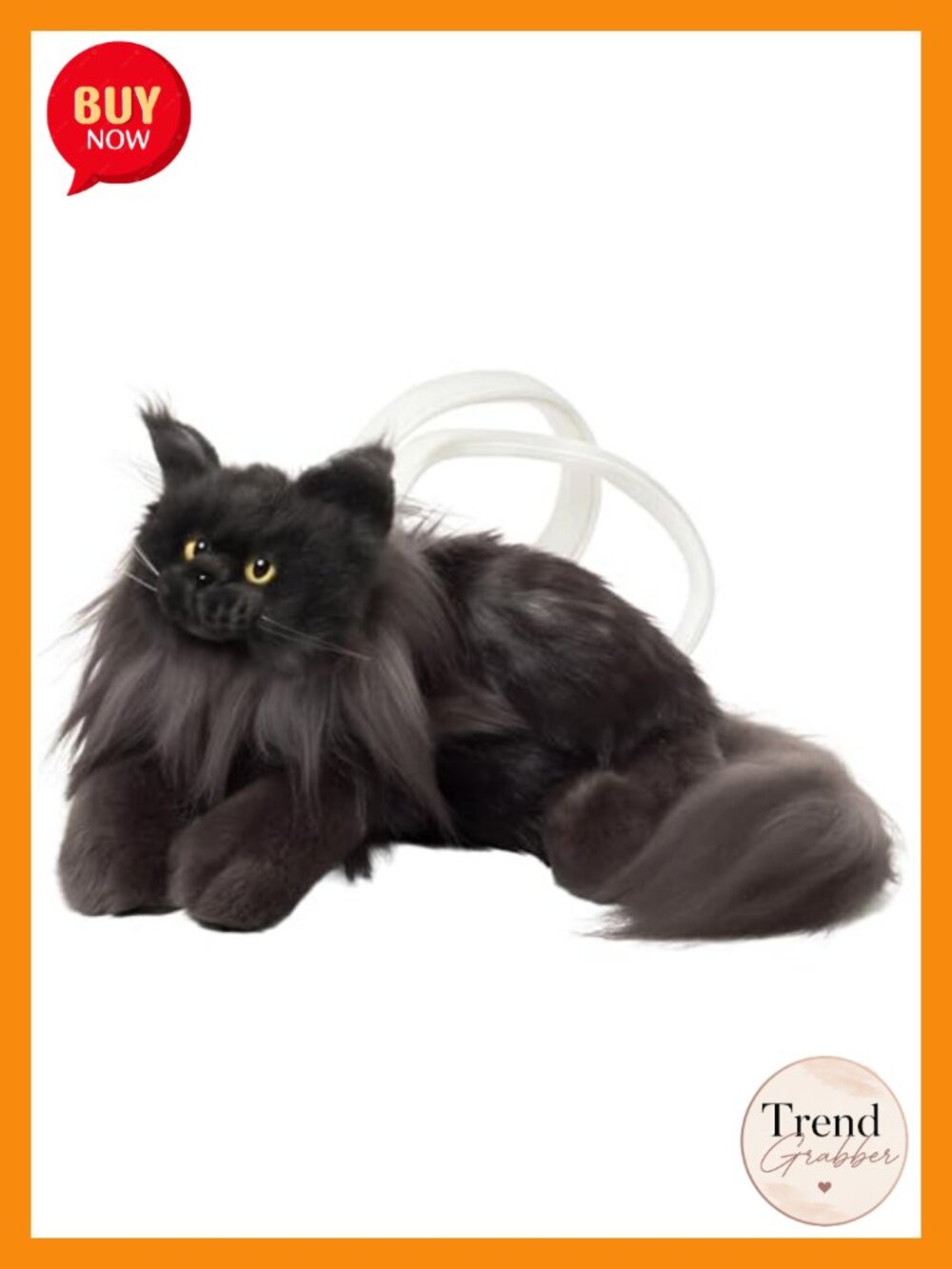 Cat Shaped Plush Backpack Adjustable Strap Kitten Daypack